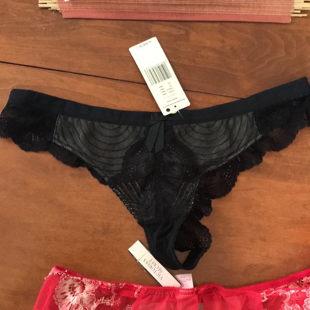 Elle Macpherson Victoria secret lacy panties M - Picture 4 of 7